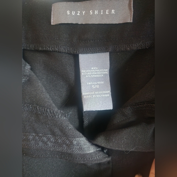 Suzy Sheir Black Dress Pants Straight Leg - Picture 11 of 11